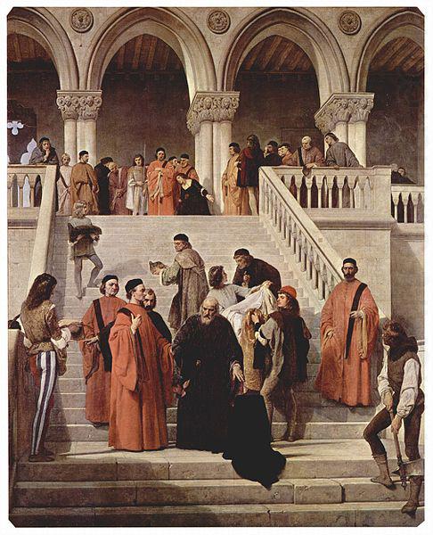 Francesco Hayez Der Tod des Dogen Marin Faliero china oil painting image